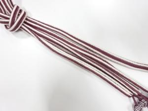 正絹　撚り房　手組帯締め